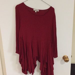 Burgundy Boutique Top
